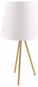 Lampada da tavolo ELENA 1xE27/20W/230V bianco