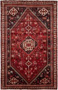 Shiraz Tappeto 170 x 260 Rosso (Iran) Annodato A Mano