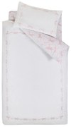 Set copripiumino e federa bianco per letto singolo 135x200 cm Bow Embroidery – Catherine Lansfield