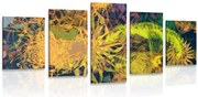 Quadri 5 pezzi – Arte astratta colorata