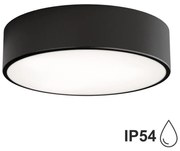 Plafoniera bagno CLEO 2xE27/24W/230V d. 30 cm neroIP54