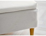 Lenzuolo con angoli bianco in cotone 180x200 cm Calm – Södahl