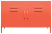 Armadietto in metallo arancione , 100 x 64 cm Cache - Novogratz