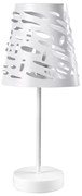 ONLI - Lampada da tavolo RICKY 1xE14/10W/230V 28 cm bianco