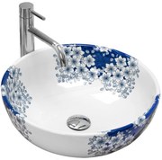 Lavabo da appoggio Rea Fiori