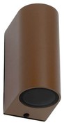 Applique da Esterno Bidirezione IP65 GU10 Stondata - Corten