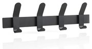 Appendiabiti da parete in metallo nero A-Rack - Zone