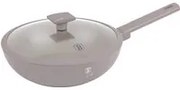 Wok 28 cm con coperchio taupe Berlinger Haus