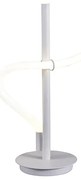 Lampada da tavolo LED moderno Teddy bianco, luce naturale Luce bianco naturale 1200 LUMEN