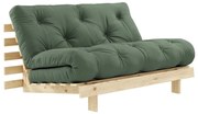 Divano letto verde 140 cm Roots - Karup Design