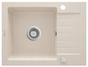 Deante ZQZ_511A - Lavello da cucina ZORBA 58x44 cm granito/beige