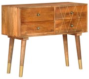 Credenza 85x40x70 cm in legno massello di mango