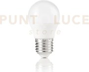 Lampadina attacco e27 in plastica bianca sfera 6 w 550 lm 3000 k ø ...