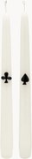 Set di 2 candele da tavolo Play Your Cards Right