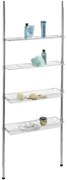 WENKO 18597100-Scaffale 71x285 cm cromo lucido