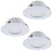 Eglo 95821- SET 3x Lampada LED da incasso per bagni PINEDA 1xLED/4,9W/230V IP44