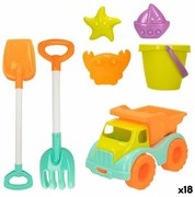 Set di giocattoli per il mare Colorbaby 7 Pezzi Camion (18 Unità)