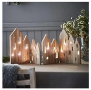 Markslöjd 705742 - Decorazione natalizia LED VIEW 20xLED/0,06W/3V legno
