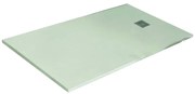 Piatto doccia in resina Strato bianco L 180 x L 70 x H 3.2 cm effetto pietra