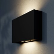 Lucande Applique da esterni LED Isalie grigio scuro