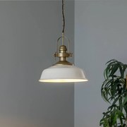 Avonni Lampada a sospensione AV-4106-M32-BBY, paralume bianco