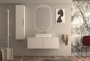 Colonna per mobile bagno Modula BADEN HAUS 1 anta P 20 x L 35 x H 140 cm bianco opaco
