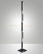 Ling lampada da terra nera a led 3000k - 36w - 4320 lm dimmerabile