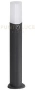 Paletto pou-53 colore nero h.50cm 1 luce attacco e27 ip44