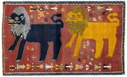 Gabbeh Tappeto persiano 110 x 180 Rosso (Iran) Annodato A Mano
