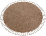 Tappeto BERBER 9000 cerchio beige Frange berbero marocchino shaggy