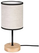 Spot-Light 87791974 - Lampada da tavolo BOHO 1xE27/25W/230V rovere