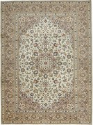 Kashan Tappeto persiano 340 x 250 Beige (Iran) Annodato A Mano