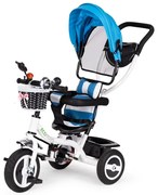 Triciclo, passeggino blu ECOTOYS