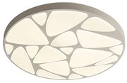 Plafoniera LED moderno Stone, bianco Ø 49 cm, luce con 3 temperature di colore dimmerabile NOVECENTO