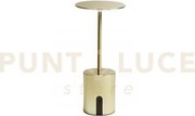 Lampada da tavolo ricaricabile led liberty oro 2w 300lm 3000k dimme...