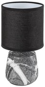 Rabalux 74066 - Lampada da tavolo NALISA 1xE14/40W/230V nero con effetto marmo