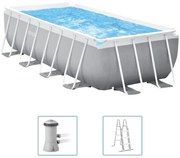 Intex - Set Piscina Prism Frame Rettangolare 400x200x122 cm