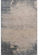 Tappeto Farashe geometrico in viscosa beige/grigio chiaro, L 230 x L 160 cm
