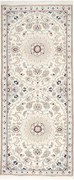 Nain Tappeto 80x200 Beige (Iran) Annodato A Mano
