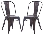 AGATHA - sedia industrial set da 2