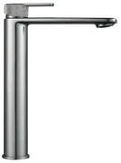 Rubinetto per lavabo Neo cromato opaco SENSEA H 26.1 cm
