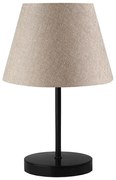 Lampada da tavolo AYD 1xE27/40W/230V beige/nera