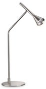 Lampada Da Scrivania Moderna Diesis Metallo Cromo Led 6,5W 3000K