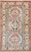 Kazak Tappeto orientale 80x130 Beige (Pakistan) Annodato A Mano