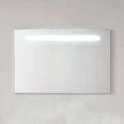 Specchio con illuminazione integrata bagno rettangolare Eklettica L 85 x H 70 x P 2 cm grigio / argento