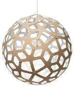 David Trubridge - Coral Lampada a Sospensione Ø100 Bianco 1 Lato David Trubridge