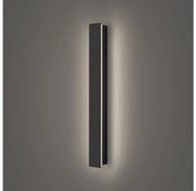 Brilagi - Applique da parete per esterni LINEAR LED, 12 W, 230 V, 4000 K, IP65, nero