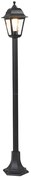 Lanterna classica nera 122 cm IP44 - Capital