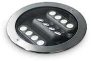 Tecnico Moderno Taurus Alluminio Cromo Led 20W 3000K Luce Calda