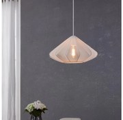 Eglo 43997 - Lampadario a sospensione con filo DOLWEN 1xE27/40W/230V diametro 42,5 cm bianco